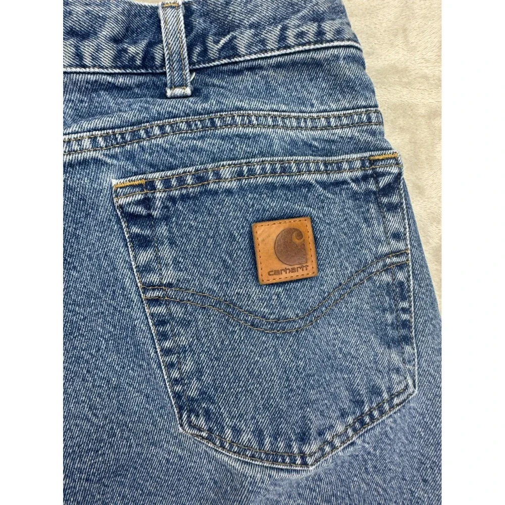 Carhartt Flannel Lined Jeans B172 DST Mens 38x32 (Fit 36x29) Relaxed Fit‎ Y2K